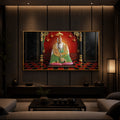 Shri Tulja Bhavani Modern Luxury Backlight Horizontal Wall Art