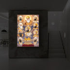 Guru's Essence Modern Luxury Backlight Vertical Wall Art