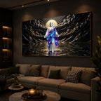 Jesus Christ Modern Luxury Backlight Horizontal Wall Art
