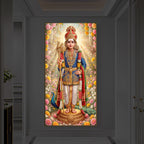 Murugan Ji Modern Luxury Backlight Vertical Wall Art
