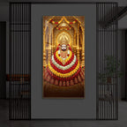 Khatu Shyam Baba Modern Luxury Backlight Vertical Wall Art