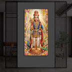 Murugan Ji Modern Luxury Backlight Vertical Wall Art