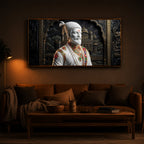Veer Chhatrapati Shivaji Maharaj Modern Luxury Backlight Horizontal Wall Art
