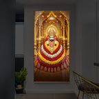Khatu Shyam Baba Modern Luxury Backlight Vertical Wall Art