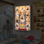 Guru's Essence Modern Luxury Backlight Vertical Wall Art
