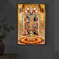 Tirupati Balaji Modern Luxury Backlight Vertical Wall Art
