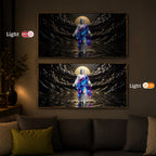 Jesus Christ Modern Luxury Backlight Horizontal Wall Art