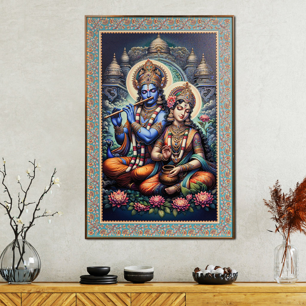 Love Beyond Time The Radha Krishna Painting for Home