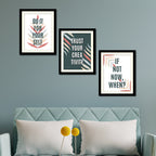 Wall Frame Hanging Three Pieces