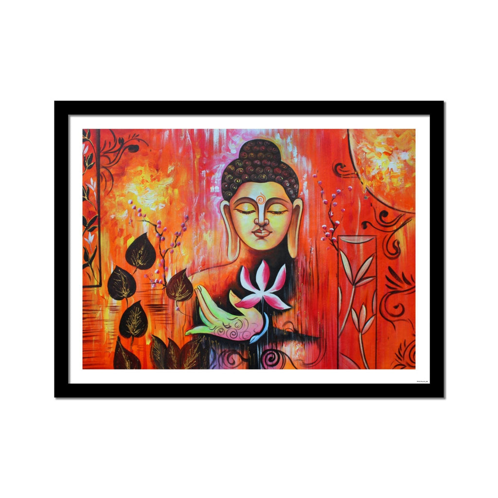 A Classic Wall Frame Painting of Spiritual God Buddha