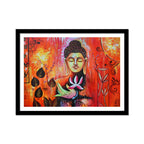 A Classic Wall Frame Painting of Spiritual God Buddha