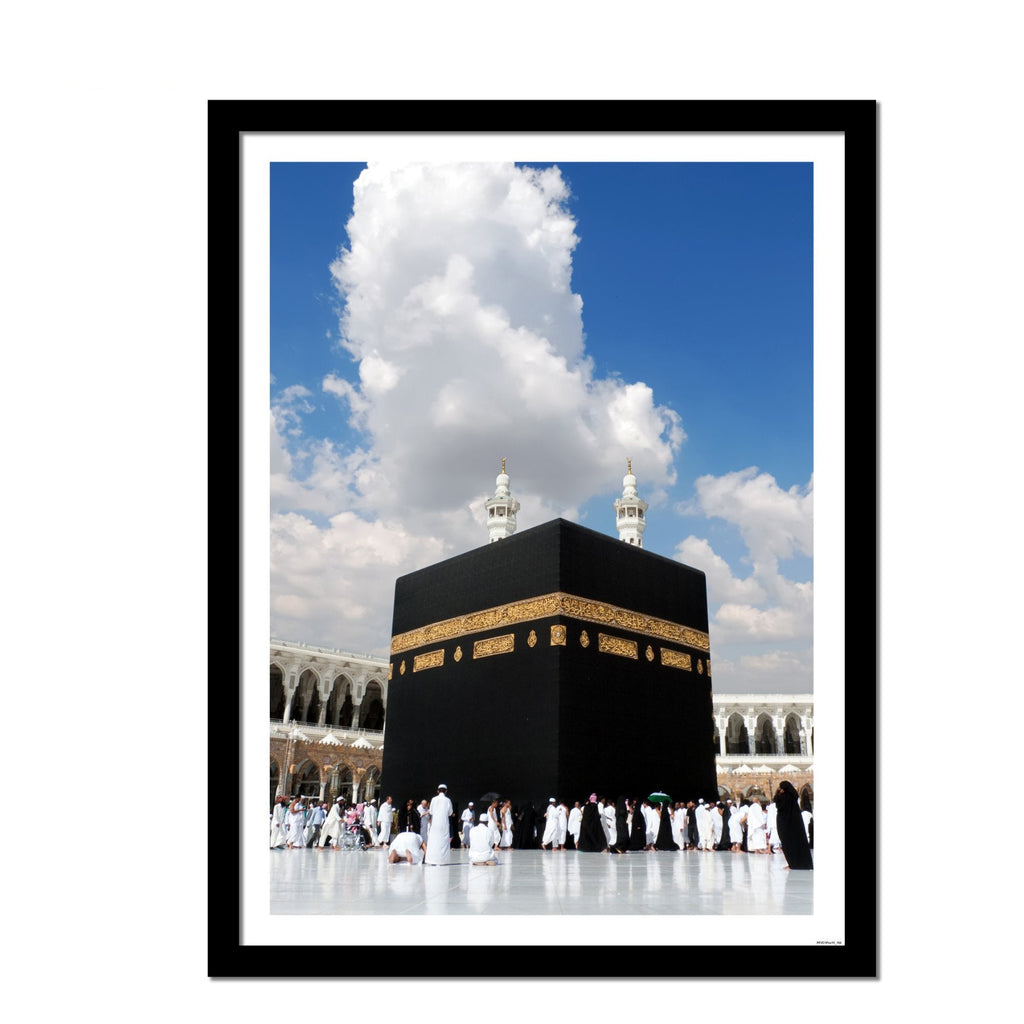 Classic Framed Wall Painting of Masjid Al Haram