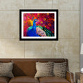 Beautiful Peacock Premium Wall Frame Painting