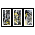 Premium 3 Pieces Wall Frame of Three Famous Monuments