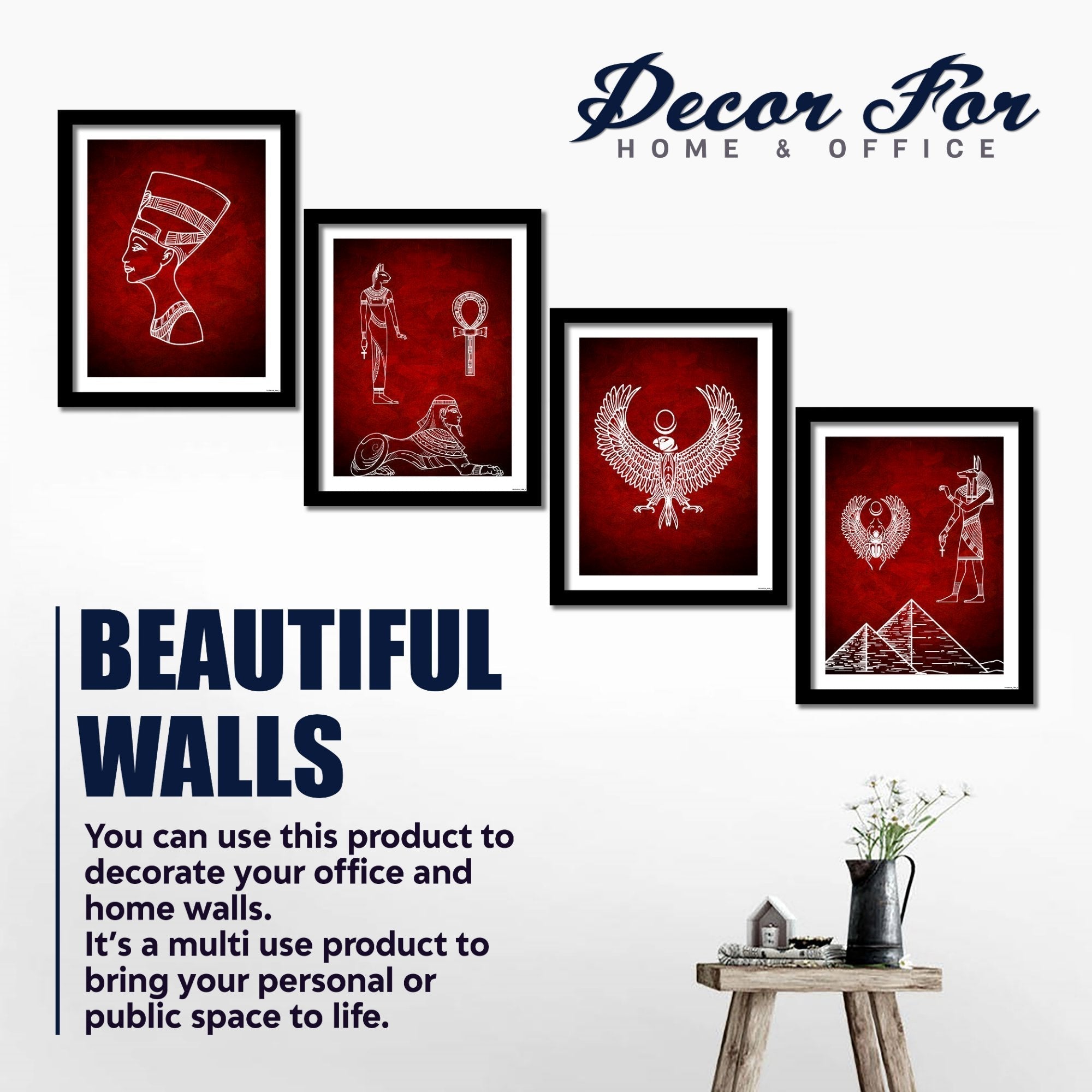 bedroom wall frames