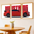 Big Ford Mustang  Car Wall Art Paintings for Living Room Bedroom
