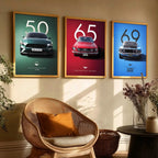 Big Ford Mustang Cars Wall Art Paintings for Living Room Bedroom