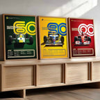 Big Formula 1 Cars Wall Art Paintings for Living Room Bedroom