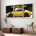 Big Porsche Cars Wall Art Paintings for Living Room Bedroom
