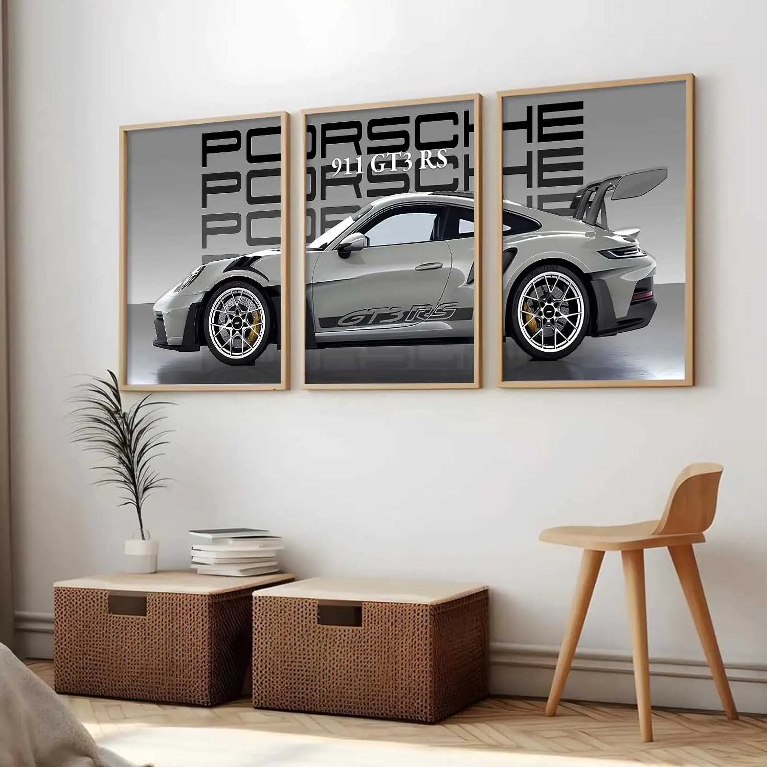 Big Porsche Cars Wall Art Paintings for Living Room Bedroom