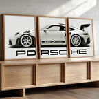 Big Porsche Cars  Wall Art Paintings for Living Room Bedroom