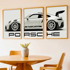 Big Porsche Cars  Wall Art Paintings for Living Room Bedroom