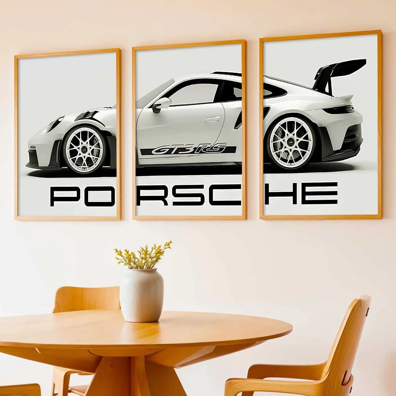 Big Porsche Cars  Wall Art Paintings for Living Room Bedroom