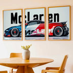 Big McLaren Car  Wall Art Paintings for Living Room Bedroom