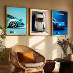 Big Porsche 911 GT3RS Cars Wall Art Paintings for Living Room Bedroom