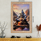 Satyam Shivam Sundaram The Shiva Parvati Painting for Home