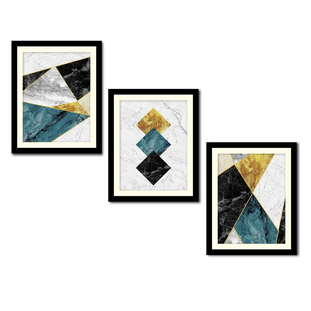 Shapes & Textures Decorative Wall Frames Set of Three
