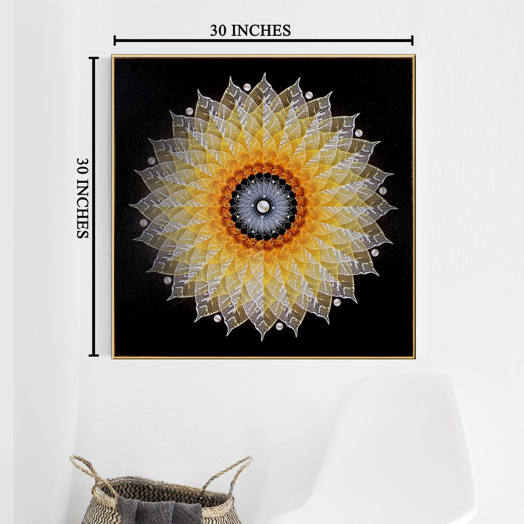 The Solar Prism Framed Canvas Print