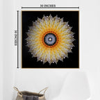 The Solar Prism Framed Canvas Print