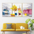A Great Voyage Framed Canvas Modern Art Paintings - Set of 3