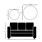 Luxury Royal Elephant Mandala Style Round Art acrylic wall painting