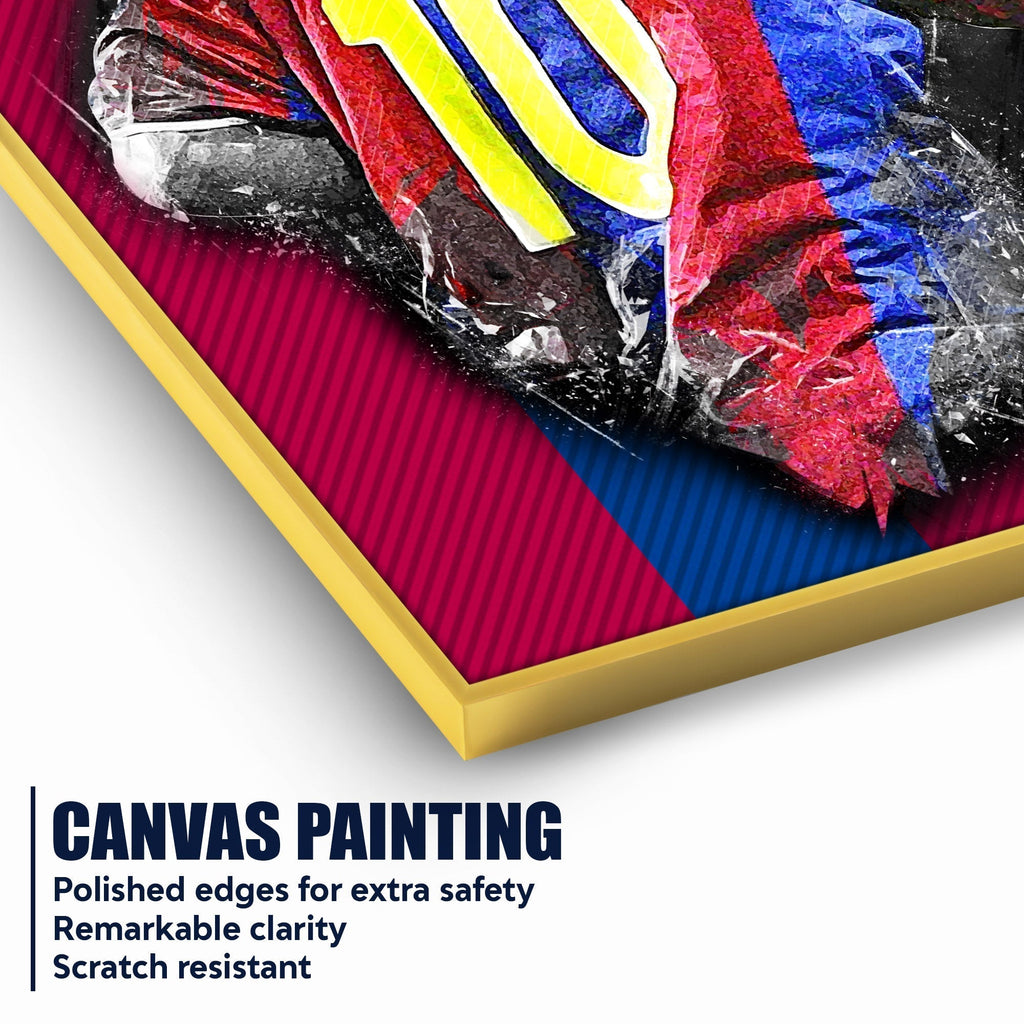 Barcelona Ronaldinho Ga√∫cho Cotton Canvas Wall Painting