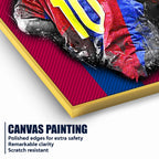 Barcelona Ronaldinho Ga√∫cho Cotton Canvas Wall Painting