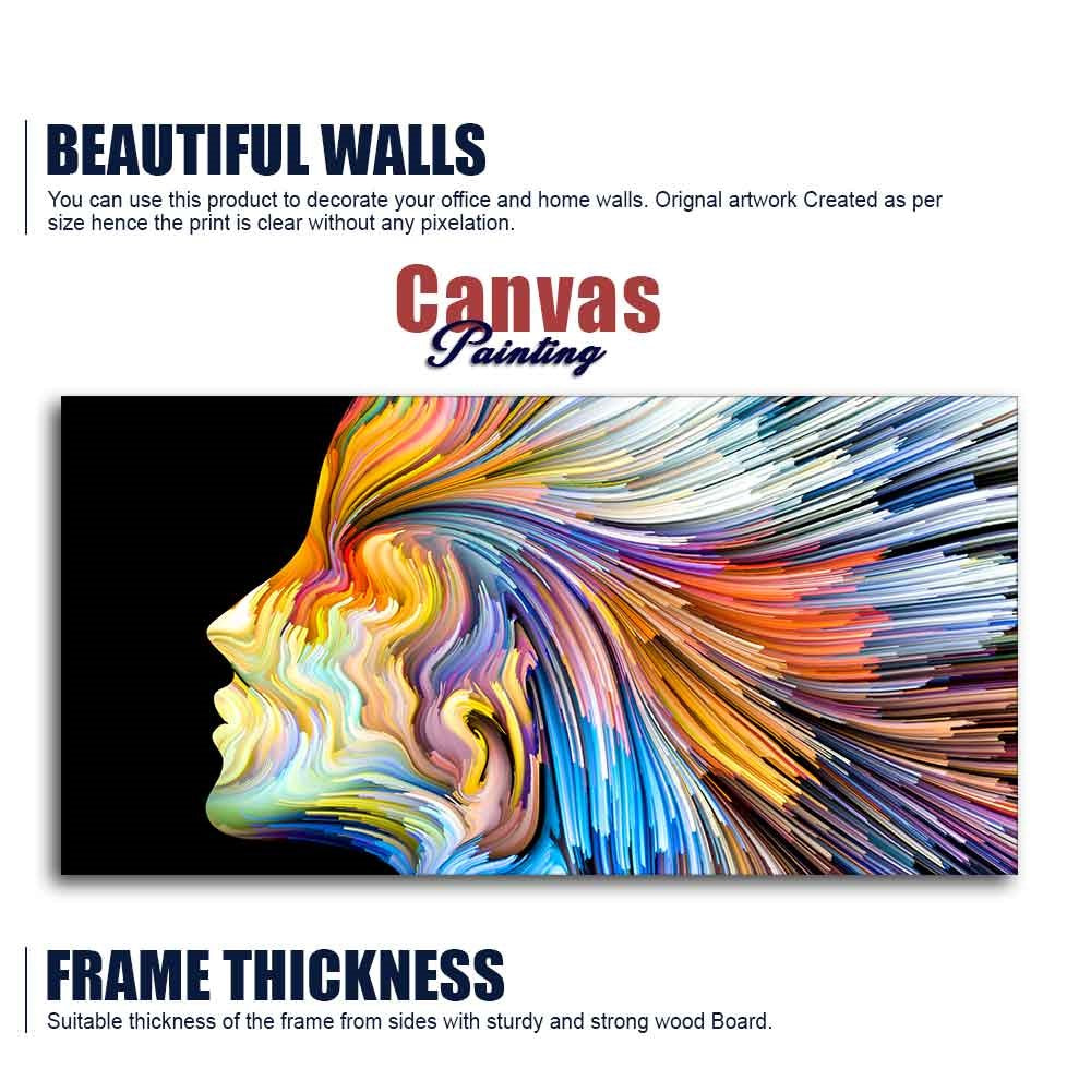Digital art wall decor canvas