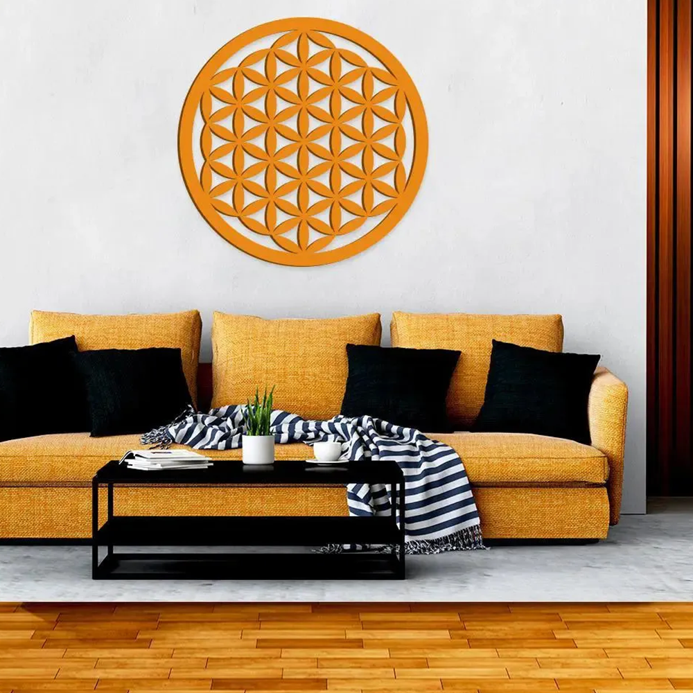 Beautiful Abstract Design Circle Wall Metal Art Decor