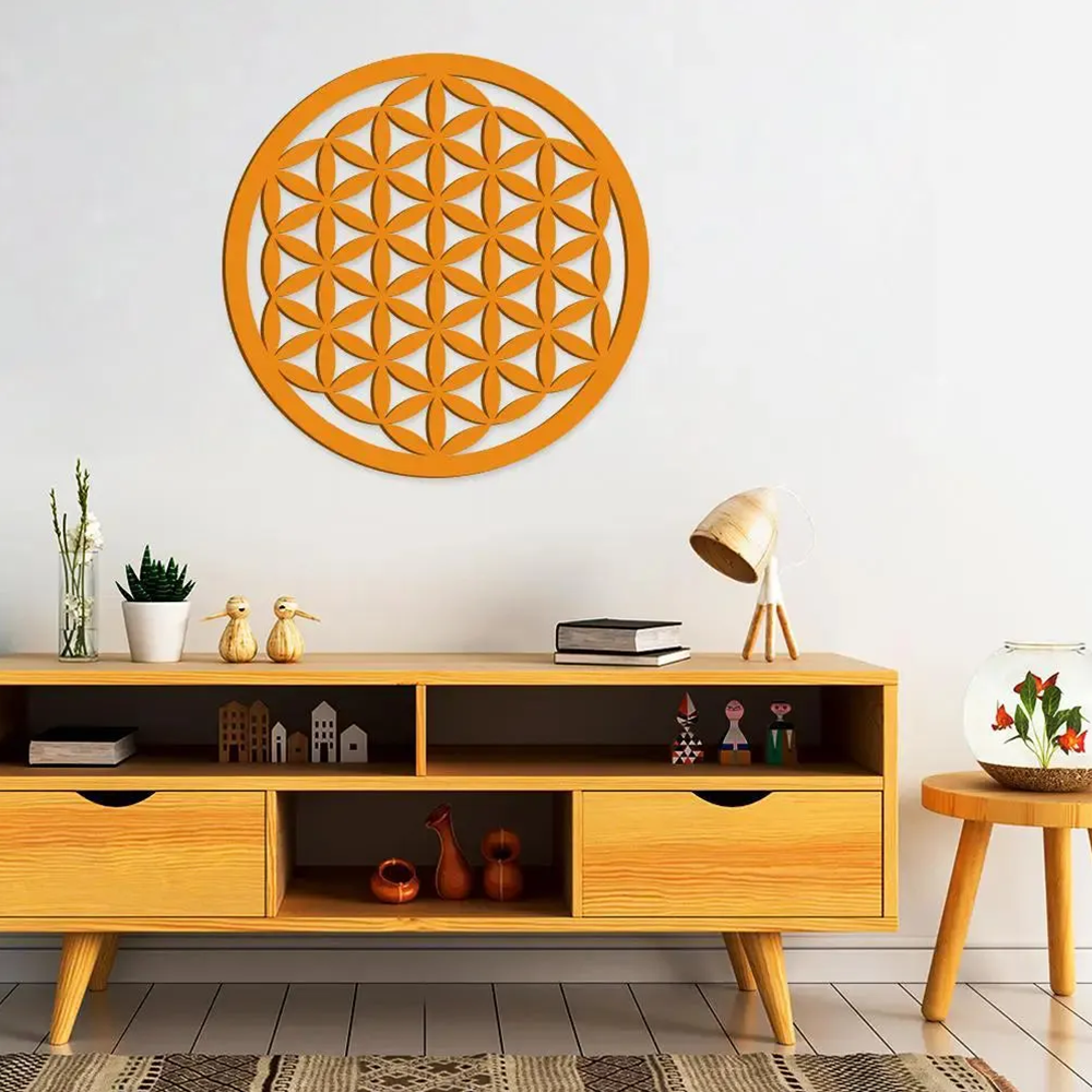 Beautiful Abstract Design Circle Wall Metal Art Decor