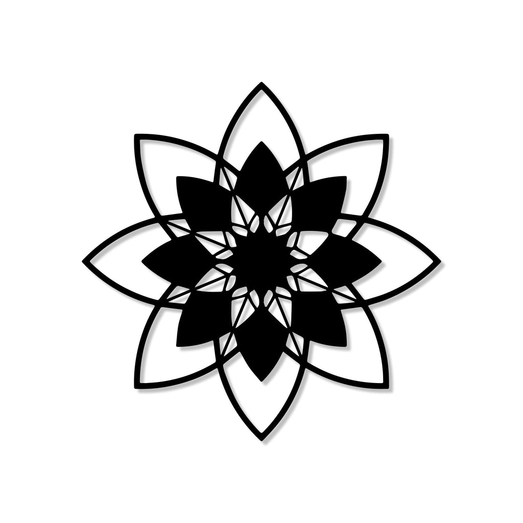 Beautiful Cosmic Design Floral Metal Art Wall Decor