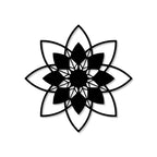 Beautiful Cosmic Design Floral Metal Art Wall Decor