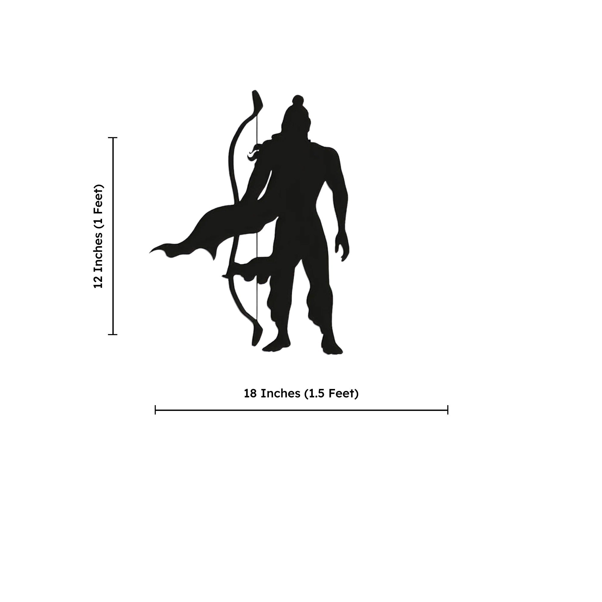 Divine Shree Ram Metal Art Devotion Wall Decor