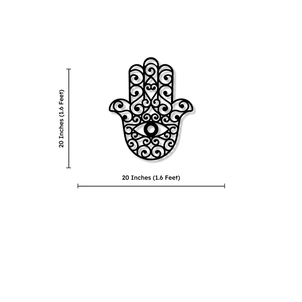 Hamsa Design Metal Art Wall Decor Hanging