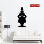Lord Vitthal Maharashtrian Devotional Metal Art Wall Decor