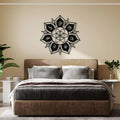 Seven Chakra Flower of Life Metal Wall Art Decor