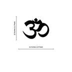 Spiritual Om Peaceful Symbol Metal Art Wall Decor