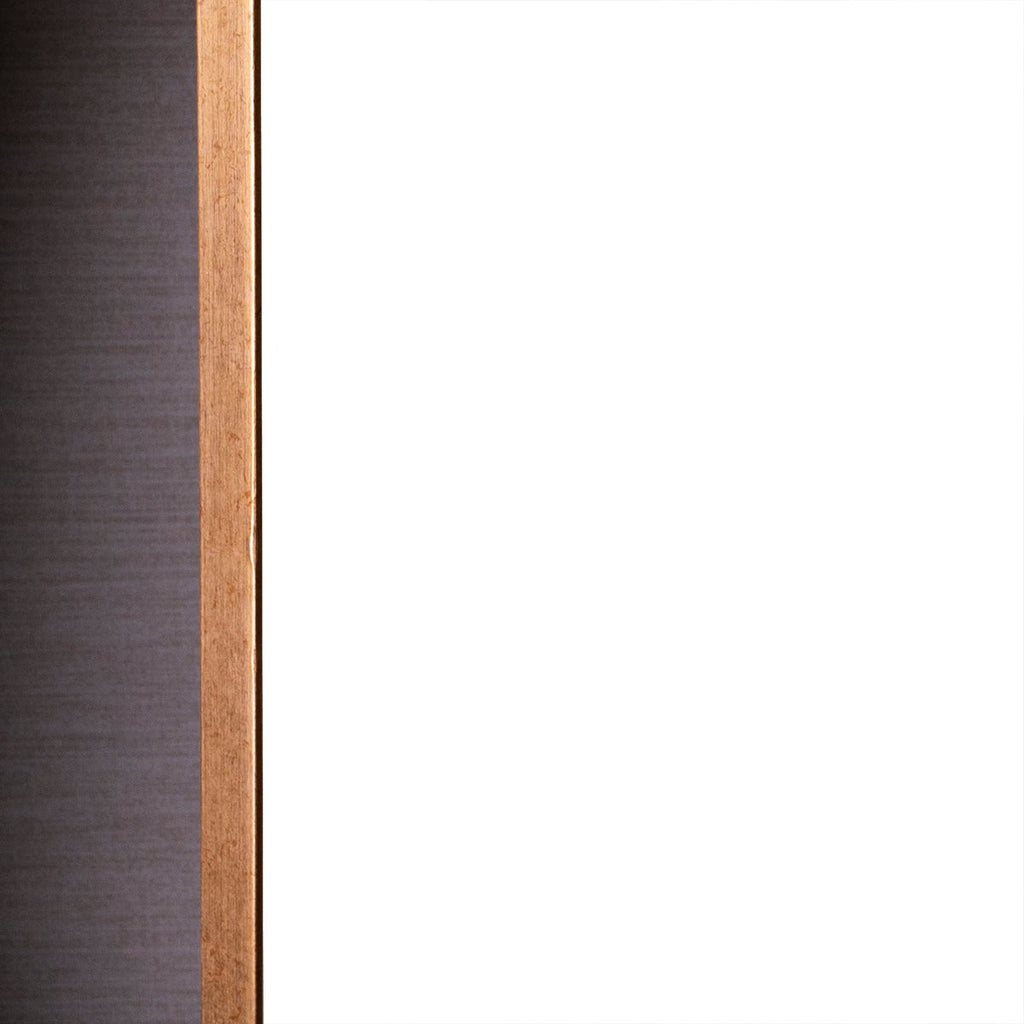 Nordic Golden Framed Canvas Wall Art (Black)