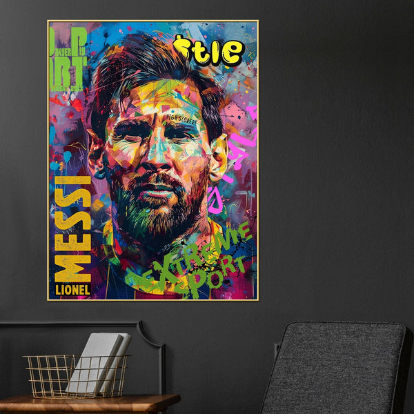 Feel The Inner Goat Cotton Canvas Wall Painting