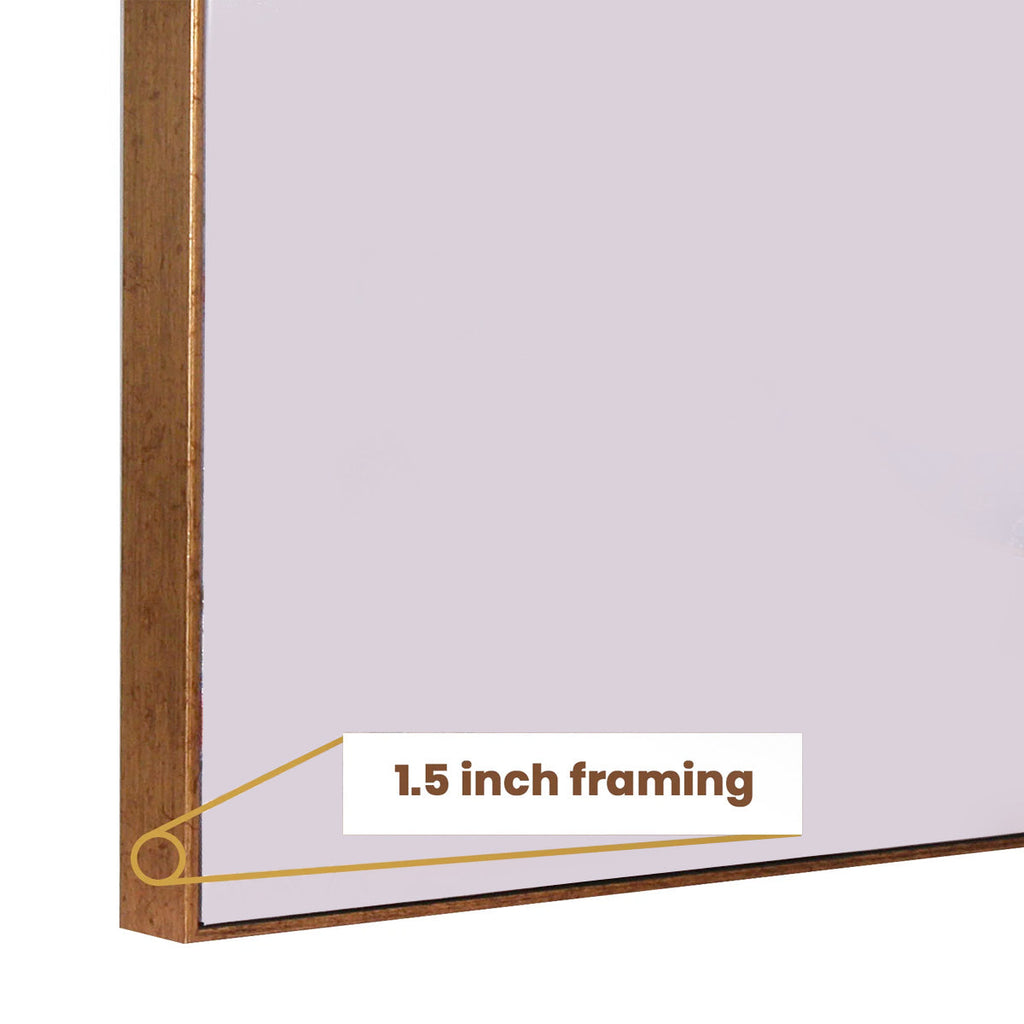 The Milky Way Galaxy 3 Panel Framed Canvas Print (BIG)
